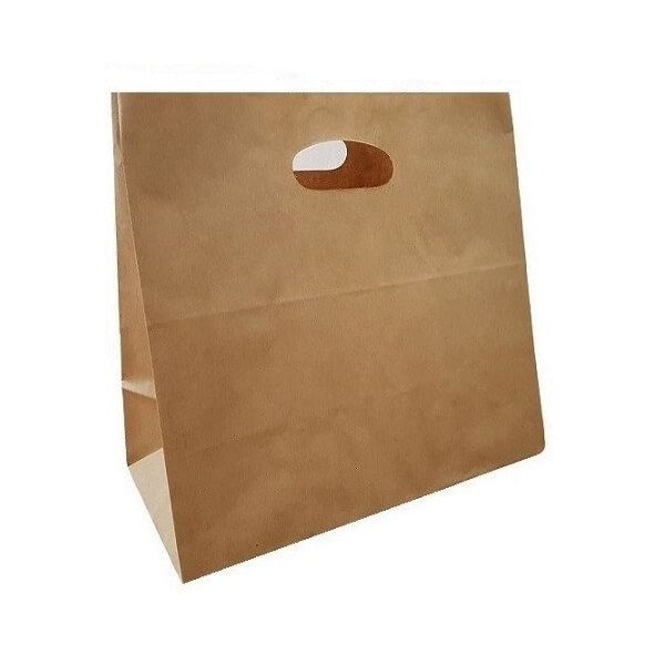 Takeaway Brown Paper Bag - Die Cut Handle | BSB Packaging