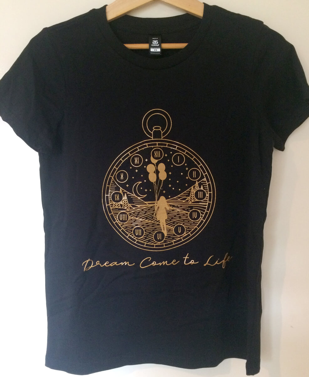 Black Dream Come to Life T-shirt image